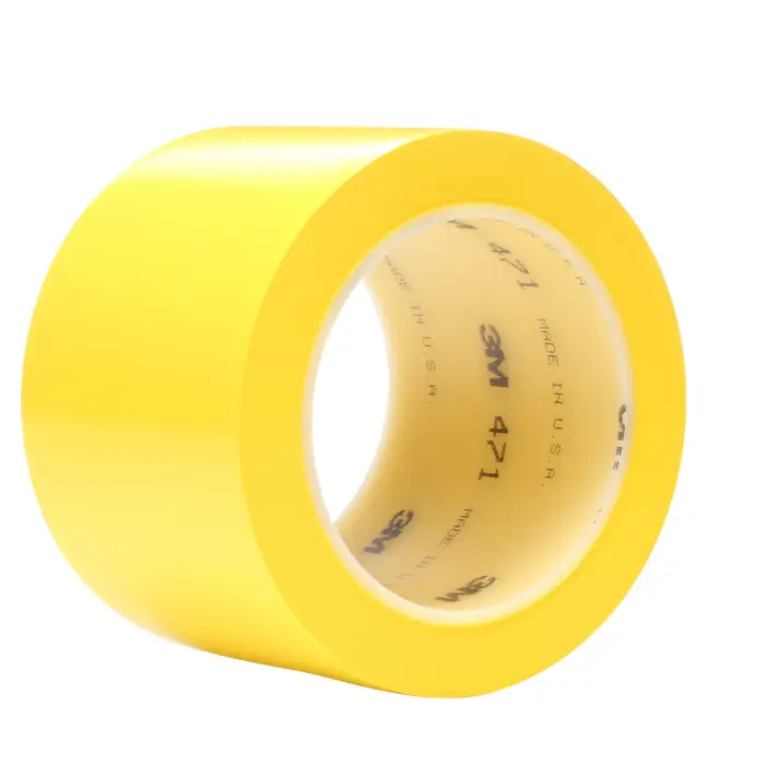3M Weich-PVC-Klebeband 471, Gelb, 50 mm x 33 m, 0.14 mm