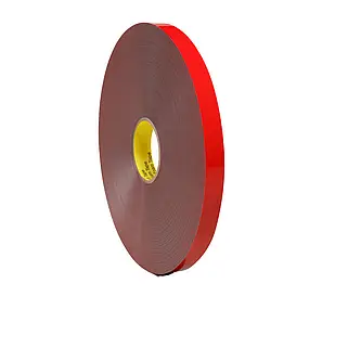 3M Acrylic Foam doppelseitiges Klebeband GT6012F, Grau, 1.2 mm, 25 mm x 66 m SERV