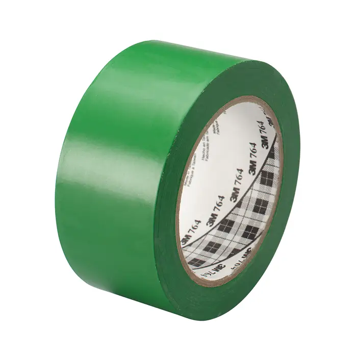 3M Allzweck-PVC-Klebeband 764, Grün, 50 mm x 33 m, 0.13 mm
