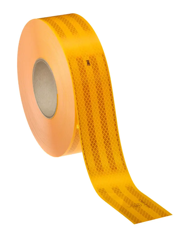 3M Diamond Grade Konturmarkierung 983-71CL, Gelb, mit Kundenlogo, 55 mm x 50 m