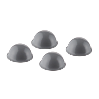 3M Bumpon SJ5027 Elastikpuffer, Grau, 16,0 x 7,9 mm, Klebstoff Natur-Kautschuk R-30