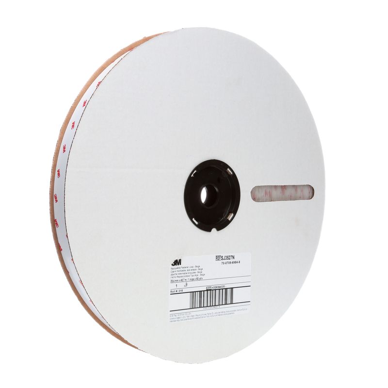 3M Schlaufenband SJ3527N, Schwarz, 15 mm x 45.7 m, 4.4 mm, Innenbereich