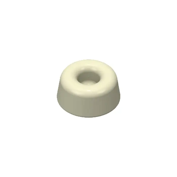 3M Bumpon SJ5009 Elastikpuffer, Weiß, 22,3 x 10,1 mm, Klebstoff Natur-Kautschuk R-30