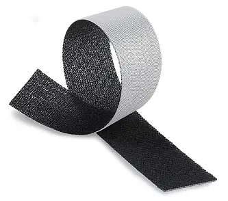 3M Hakenband und Schlaufenband SJ3000, Schwarz, 12 mm x 3 m, 8 pro Fall, TEDi