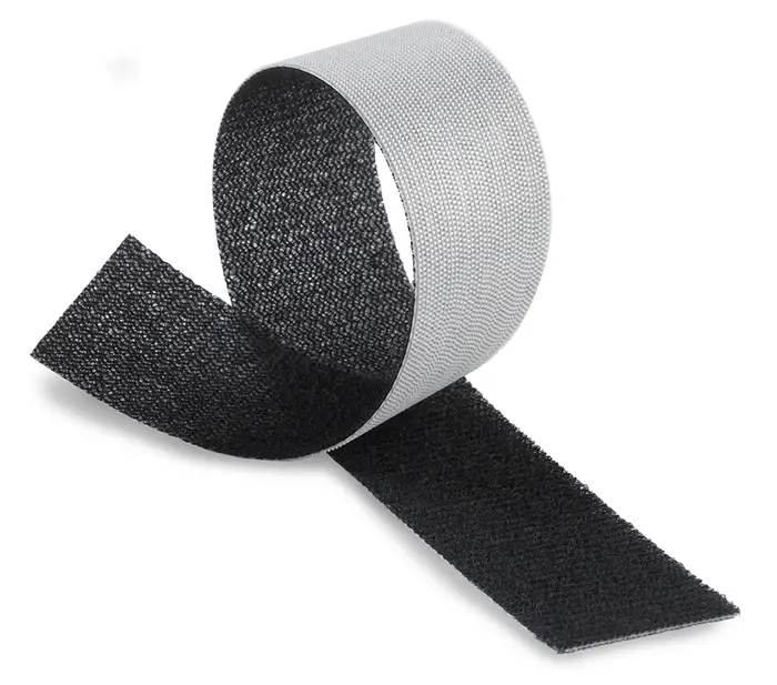 3M Hakenband und Schlaufenband SJ3000, Schwarz, 12 mm x 3 m, 8 pro Fall, TEDi