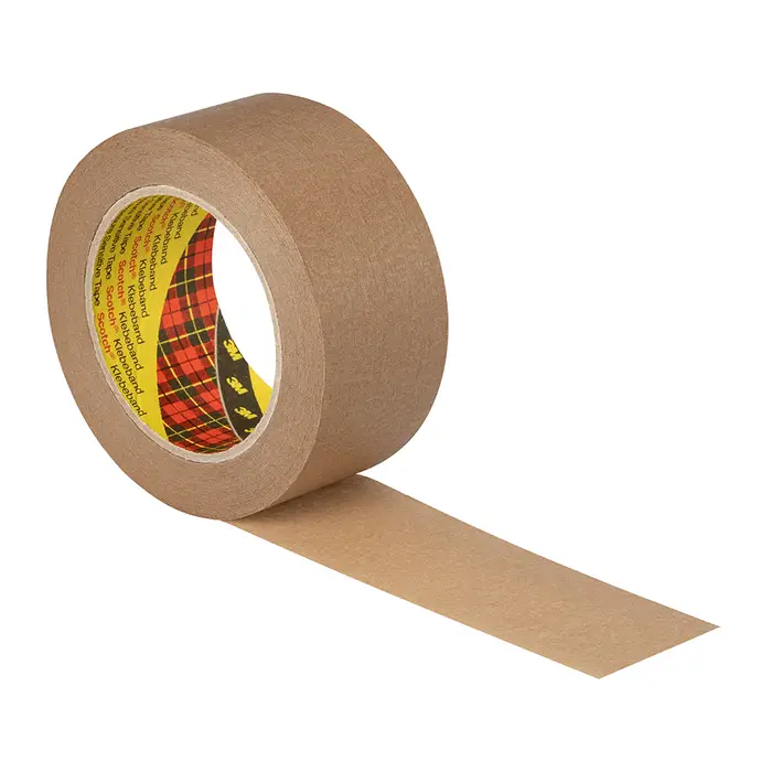 Scotch Verpackungsklebeband 3444, Braun, 75 mm x 50 m, 0.11 mm