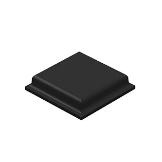 3M Bumpon SJ5007 Elastikpuffer, Schwarz, Sample