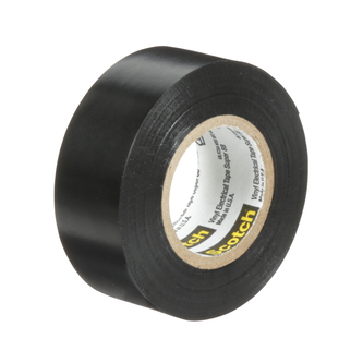 Scotch Super 88 Vinyl Elektro-Isolierband, Schwarz, 19 mm x 6 m, 0.22 mm
