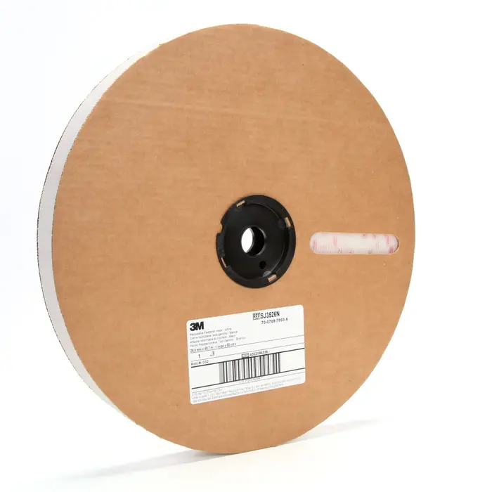 3M Hakenband SJ3526N, Weiß, 25 mm x 45.7 m, 4.4 mm, Innenbereich