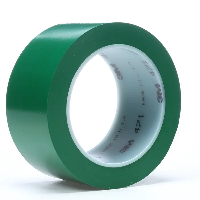 3M Weich-PVC-Klebeband 471, Grün, 1219 mm x 33 m, 0.14 mm