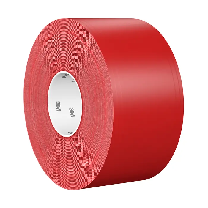 3M Langlebiges Bodenmarkierungsband 971, Rot, 102 mm x 33 m, 0.24 mm
