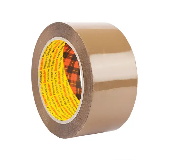 Scotch Verpackungsklebeband 313, Braun, 50 mm x 66 m, 0.065 mm, 0.065 mm