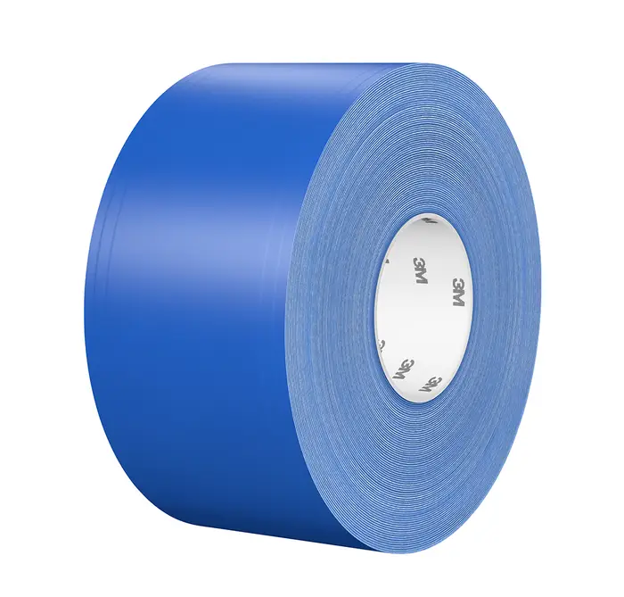 3M Langlebiges Bodenmarkierungsband 971L, Blau, 609.6 mm x 32.9 m, 0.43 mm