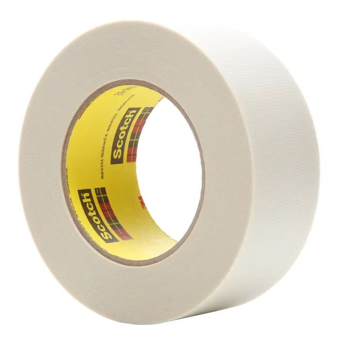 3M Glasgewebe-Klebeband 361, Weiß, 609 mm x 55 m, 0.17 mm