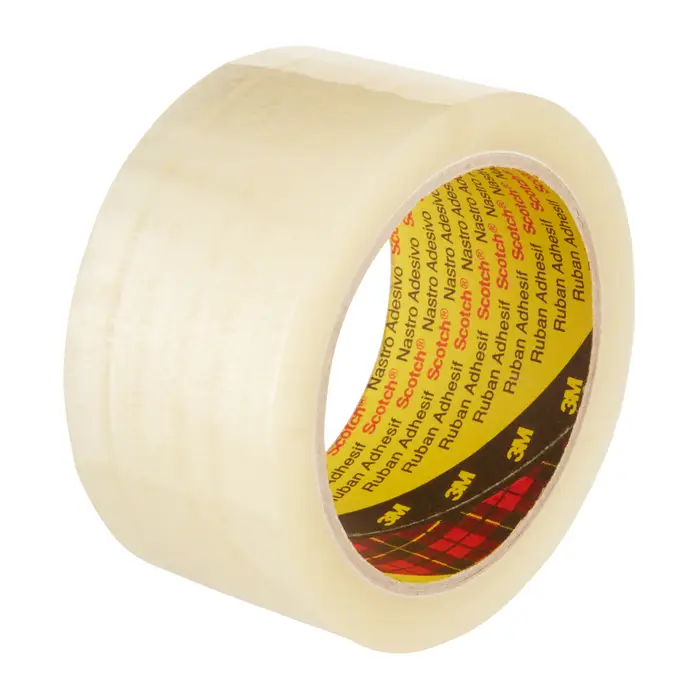 Scotch Verpackungsklebeband 371, Transparent, 75 mm x 66 m, 0.048 mm