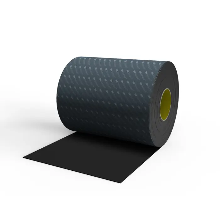 3M Bumpon SJ6005 Elastikpuffer Rollenware, Schwarz, 114 mm x 21,95 m, 5 mm, Klebstoff Acrylat A-20
