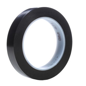 3M Weich-PVC-Klebeband 471, Schwarz, 19 mm x 33 m, 0.14 mm