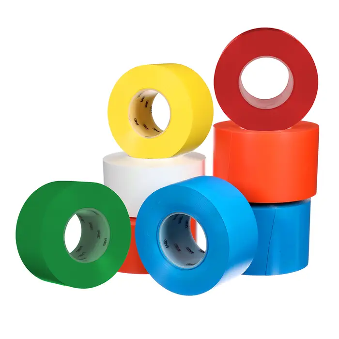 3M Langlebiges Bodenmarkierungsband 971L, Weiß, 50.8 mm x 33 m, 0.43 mm, Individually Wrapped Conveniently Packaged
