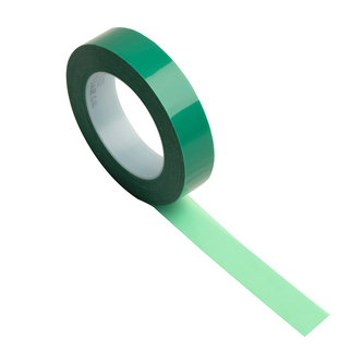 3M 851 Hochtemperatur Polyester Klebeband, Grün, 12,7 mm x 66 m, 101,6 µm