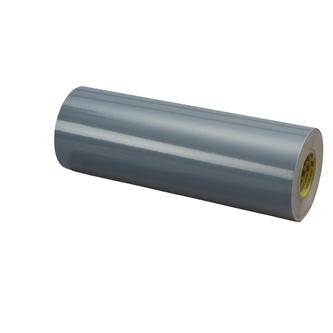 3M Flexomount Klischeeklebeband 411DL, Grau, 914 mm x 33 m, 0.38 mm, doppelseitig abgedeckt