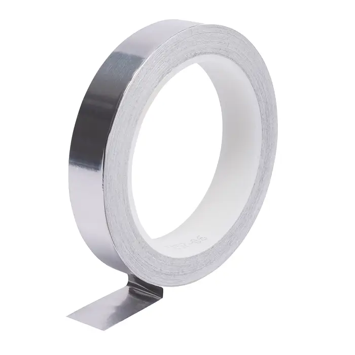 3M ET 1170 Aluminiumfolie, glatt, mit leitfähigem Kleber, Aluminum, MC19, 12 mm x 16,5 m x 0.08 mm