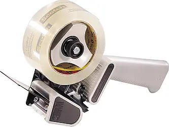 Scotch Verpackungsklebeband-Abroller H180, Grau, 50 mm