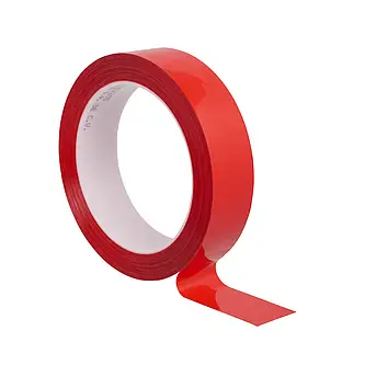 3M Polyesterklebeband 850, Rot, 25 mm x 66 m, 0.05 mm