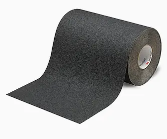 3M Safety-Walk Nasszone Medium (Typ 3) 300 Serie, Schwarz, 100 mm x 18,3 m, 1 Rolle / Karton
