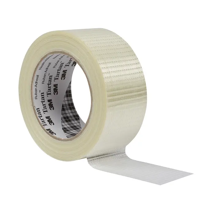 Tartan Filamentklebeband 8954, Transparent, 50 mm x 50 m, 0.125 mm