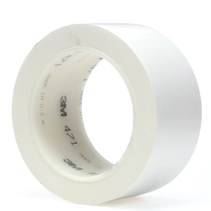 3M Weich-PVC-Klebeband 471, Weiß, 50 mm x 33 m, 0.14 mm, Großpackung