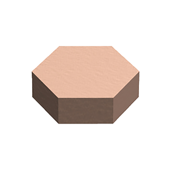 3M Bumpon SJ5201 Elastikpuffer, Brün, Sample