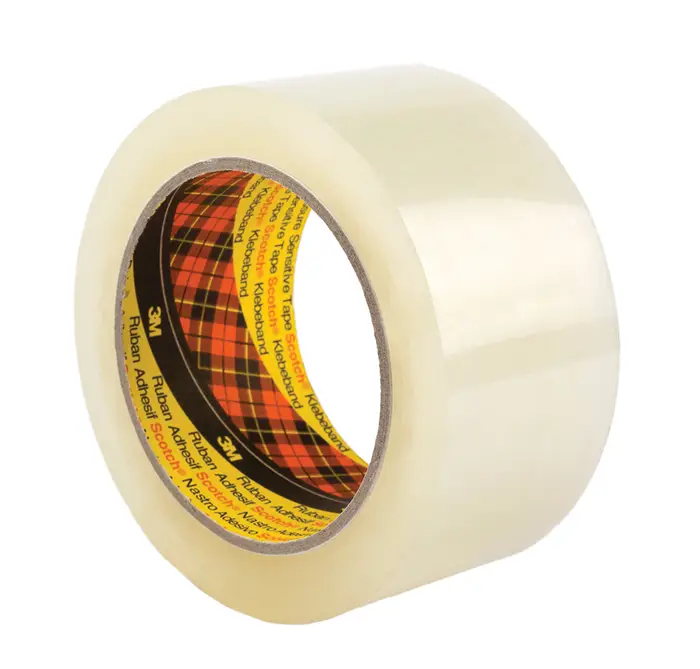 Scotch Verpackungsklebeband 313, Transparent, 75 mm x 66 m, 0.065 mm, 0.065 mm