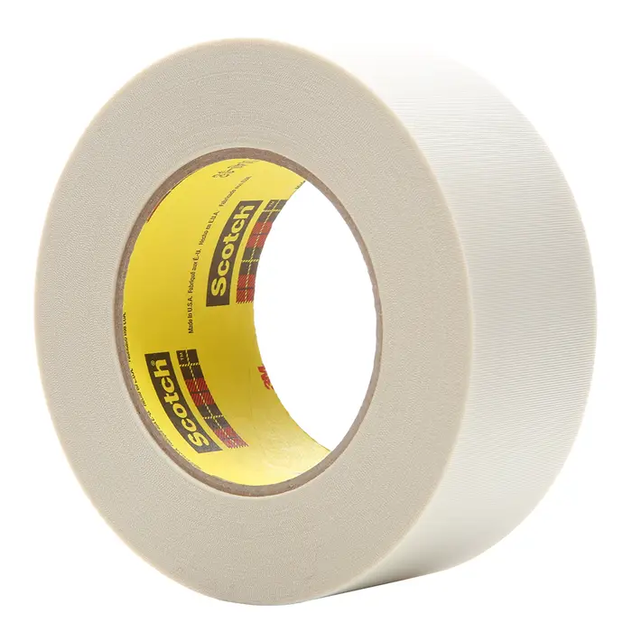 3M Glasgewebe-Klebeband 361, Weiß, 120 mm x 29 mm, 0.17 mm