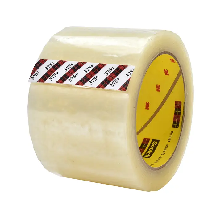 Scotch Stark haftendes Verpackungsdichtband 375+, Transparent, 72 mm x 914 m