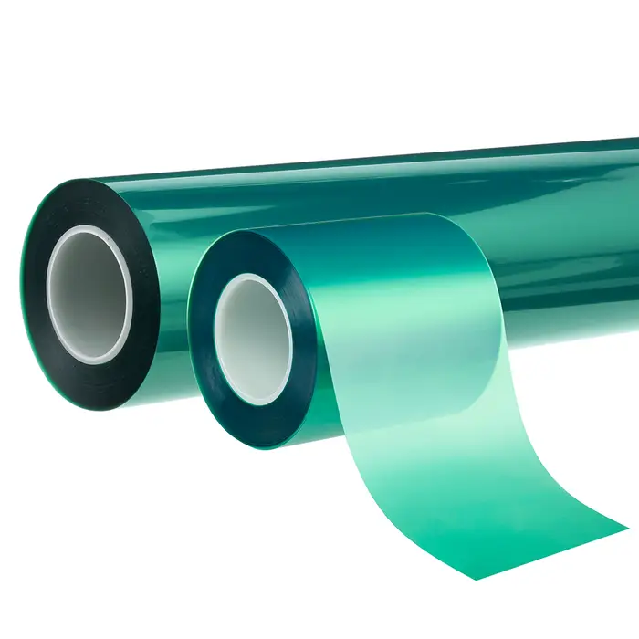3M Polyesterklebeband 8992L, Grün, mit Liner, 1280 mm x 229 m, 0.08 mm