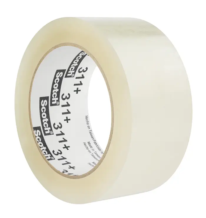 Scotch Verpackungsklebeband 311+, Transparent, 75 mm x 990 m