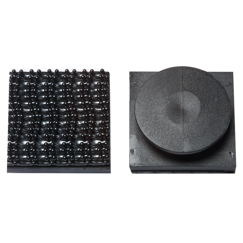 3M Dual Lock Wiederlösbares Befestigungssystem SJ3221, Pop-In Piece Teil, Dichte 250, Schwarz, 20 mm x 20 mm, 5000/Karton