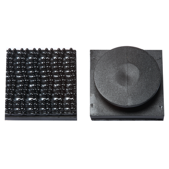 3M Dual Lock Wiederlösbares Befestigungssystem SJ3221, Pop-In Piece Teil, Dichte 250, Schwarz, 20 mm x 20 mm, 5000/Karton