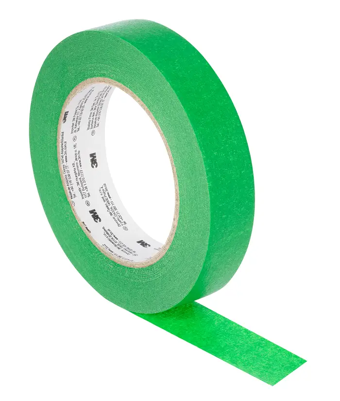 3M UV-beständiges Abdeckband 2814, Grün, 24 mm x 50 m, 0.12 mm