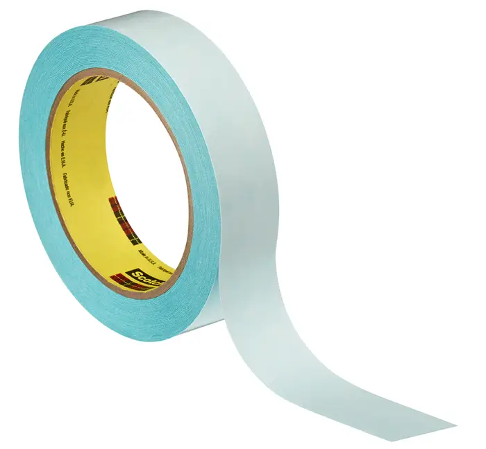3M Wasserdispergierbares Spleißklebeband für fliegenden Rollenwechsel 906B, Blau, 50 mm x 50 m, 0.08 mm