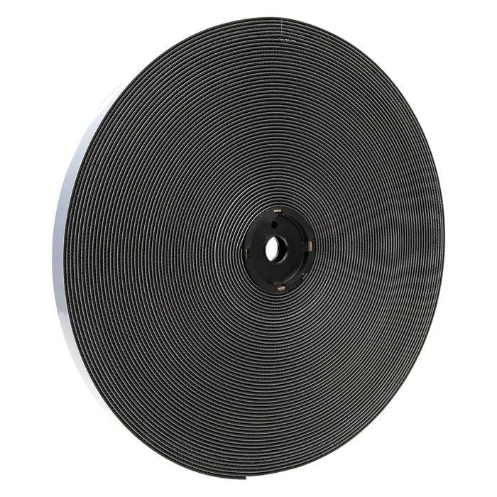 3M Dual Lock Flexibler Druckverschluss SJ354-Serie, SJ3540, Schwarz, 12 mm x 45.7 m, 5.7 mm, 40 Köpfe/cm², Innenbereich
