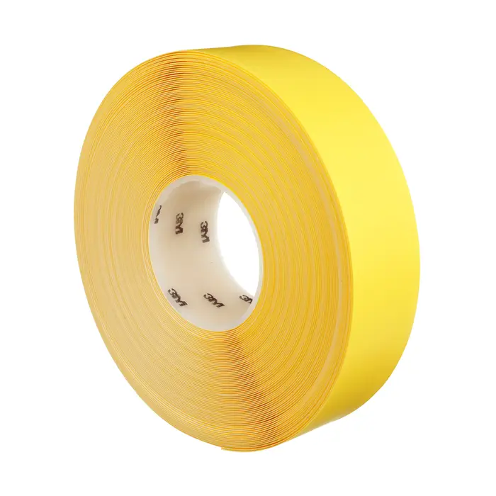 3M Langlebiges Bodenmarkierungsband 971, Gelb, 50.8 mm x 32.9 m, 0.43 mm, Einzeln verpackt zur bequemen Entnahme