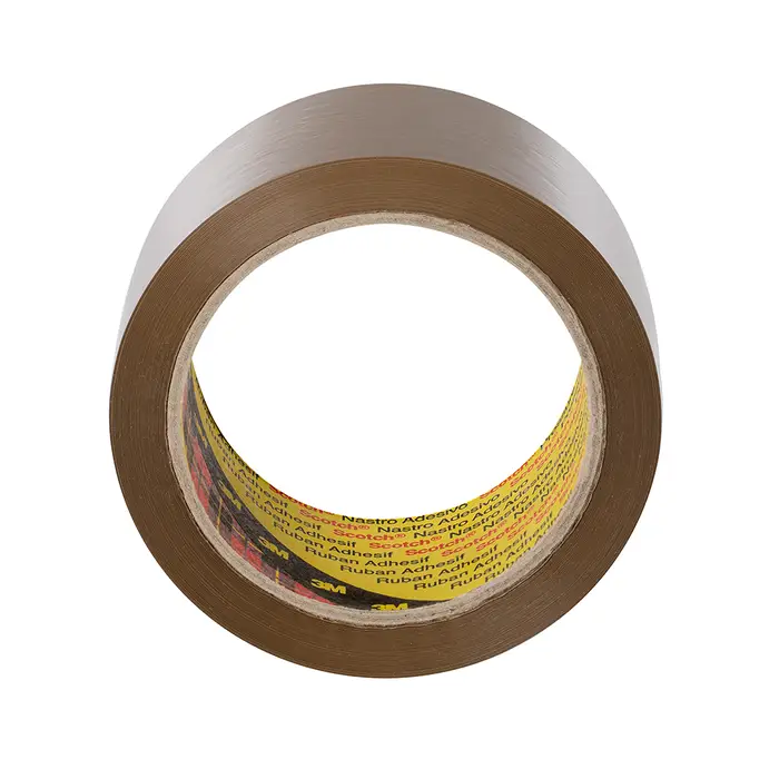 Scotch Verpackungsklebeband 371, Braun, 38 mm x 66 m, 0.048 mm