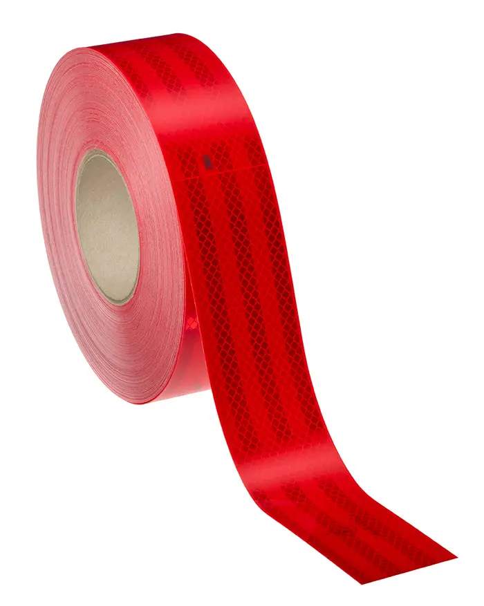 3M Diamond Grade Conspicuity Vehicle Markings 983-72, Red, Edge Sealed, ECE 104 marked, 53.5 mm x 50 m