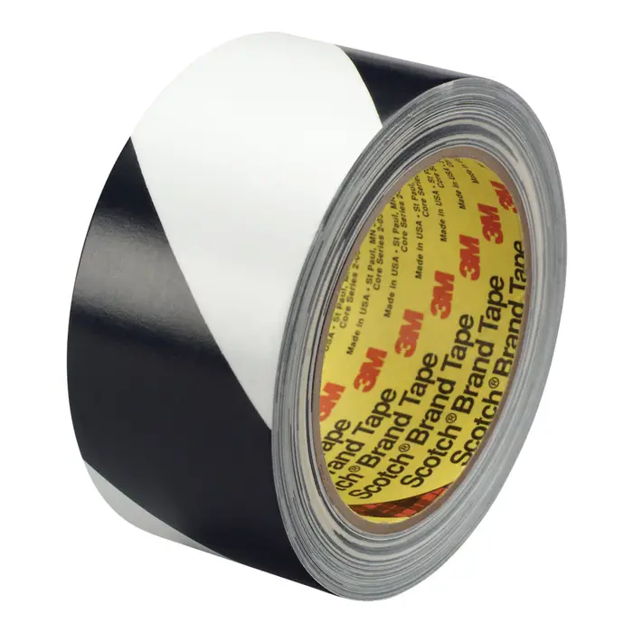 3M Gefahrenwarnband 5700, Schwarz/Weiß, 50 mm x 33 m, 0.14 mm