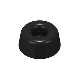 3M Bumpon SJ5009 Elastikpuffer, Schwarz, Sample