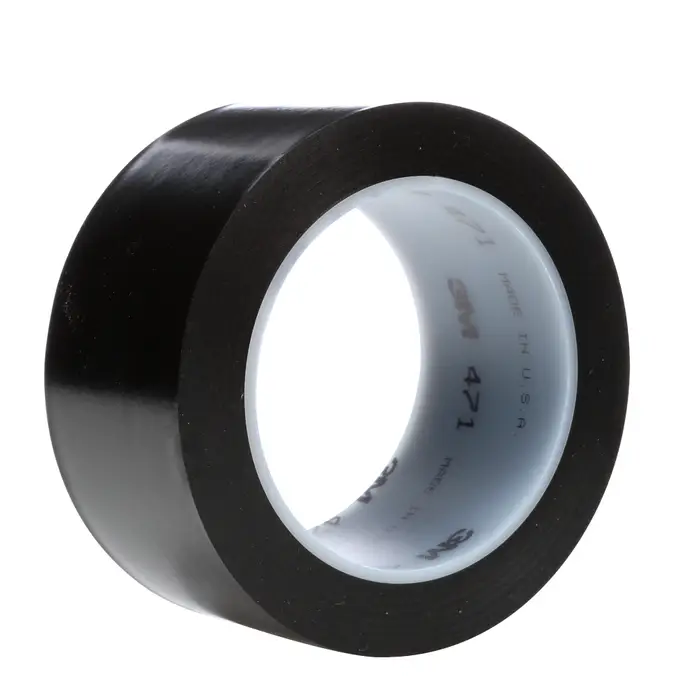 3M Weich-PVC-Klebeband 471, Schwarz, 50 mm x 33 m, 0.14 mm