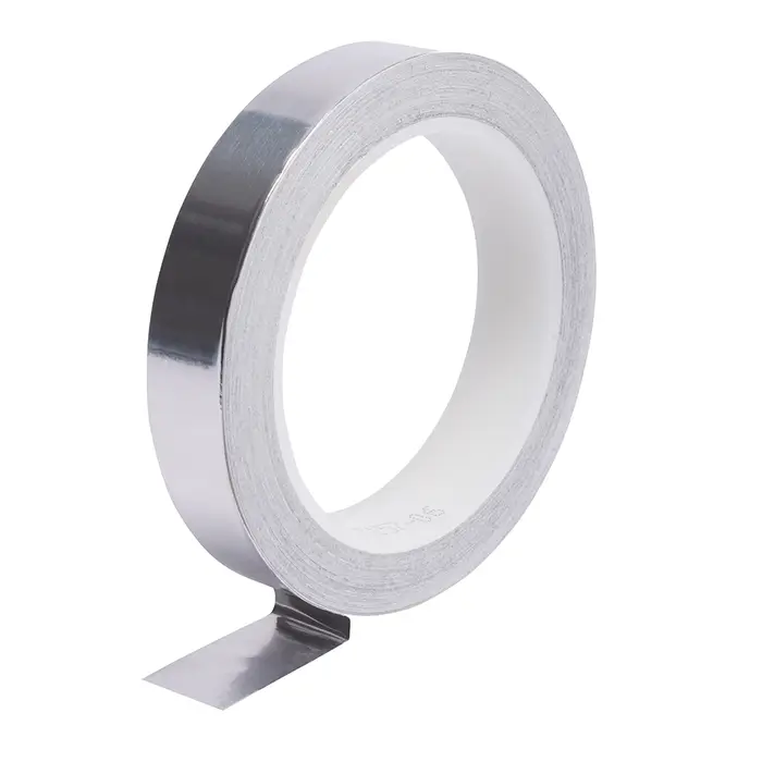 3M ET 1170 Aluminiumfolie, glatt, mit leitfähigem Kleber, Aluminum, 9 mm x 16,5 m x 0,08 mm