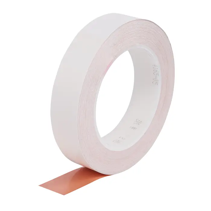 3M ET 1182 Kupferfolie glatt, mit leitfähigem Kleber beidseitig, Kupfer, 12 mm x 16,5 m x 0.09 mm